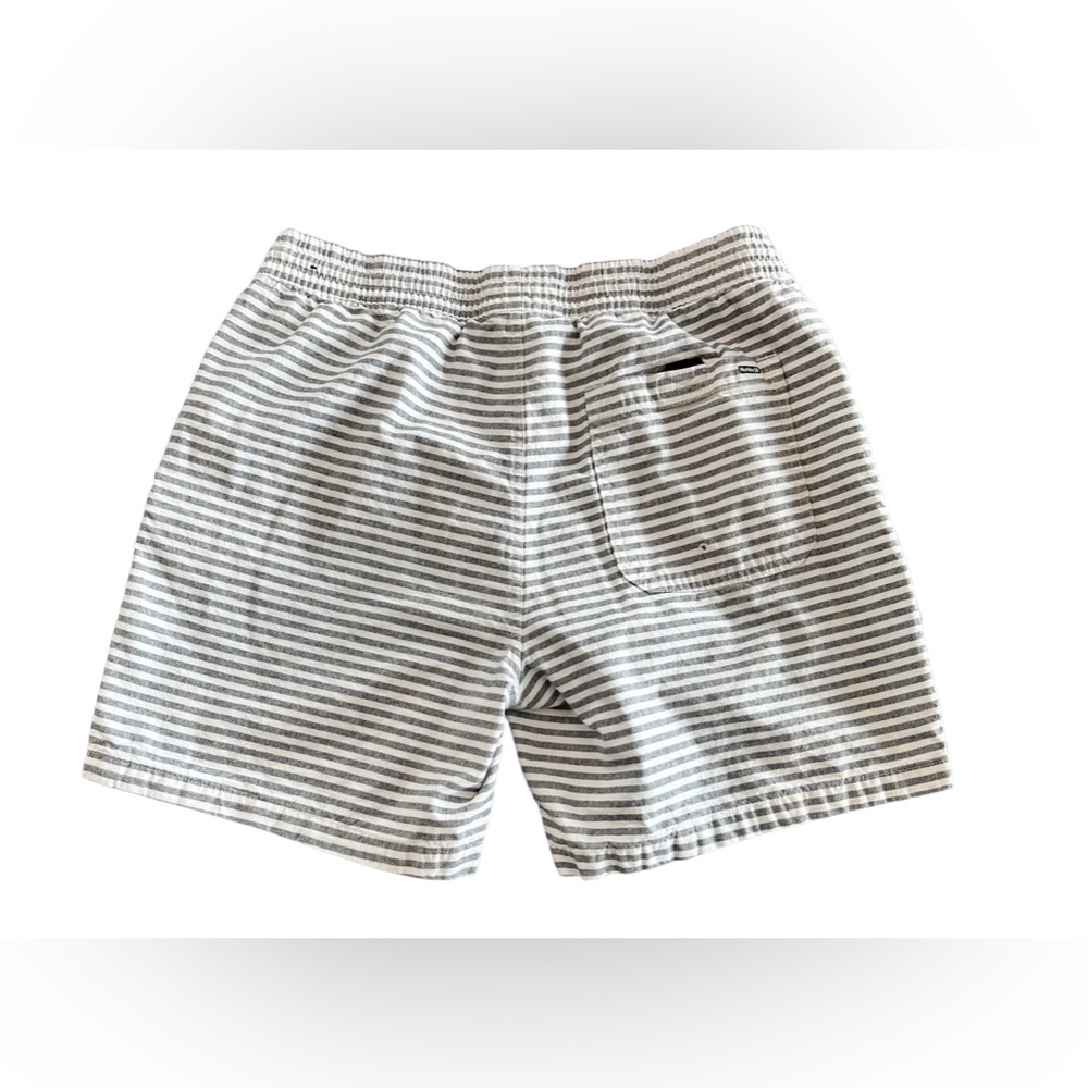 Hurley Striped Swim Trunks - Size Medium - Picture 2 of 4